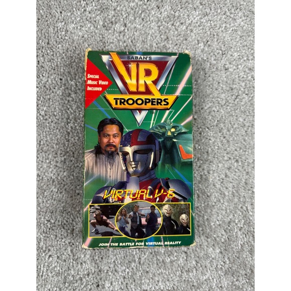VR Troopers VHS Saban Special Music Video(NOT tested)Included Virtual V-5 - Picture 1 of 6